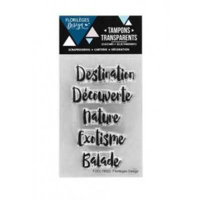 Florilèges Design - Estampes claires  «Ma destination » 